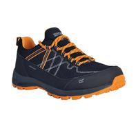 Regatta Homme Samaris LiteLowII Chaussure de randonnée, Blk/FlameOrg, 43 EU