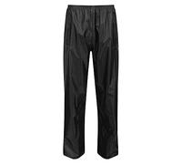 Regatta Homme Surpantalon Homme Imperméable et Coupe-vent Pro Stormbreak Overtrousers, Noir, L EU