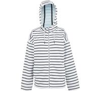 Regatta - Hoodie "Bayletta II" avec fermeture éclair sur toute la longueur pour femmes RG11474 (44 FR) (Blanc/bleu marine)