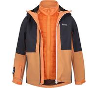 Regatta - "Hydrate VIII" veste, imperméable 3 en 1 pour enfants RG9316 (146-152) (Abricot Crush/gris moyen)