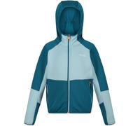 Regatta Kids' Burnton Full-Zip Fleece Fabric BleuPoitrine/PoussièreD 14 (2XL) Unisex