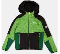 Regatta Kids' Dissolver Full-Zip Fleece JasmnGrn/Blk 5-6 ans Unisex