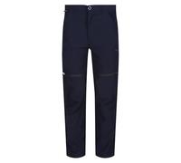 Regatta Kids' Highton Stretch Zip Off Walking Trousers, Pantalon de randonnée Garçon, Navy,