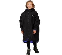 Regatta Kids Junior Waterproof Changing Robes Langer, Noir, Fushcia 9-10 Ans Mixte Enfant