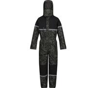 Regatta Kids' Kizmit Ii Overhead Fleece Hoodie Camo/Noir 3-4 ans Unisex