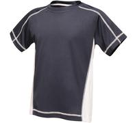 Regatta Kids' Regular Fit T-Shirt Marine/Blanc 5-6 ans Unisex