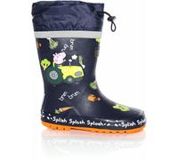 Regatta Kids' Splash Wellies Tracteur marine C13 (31.5) Unisex