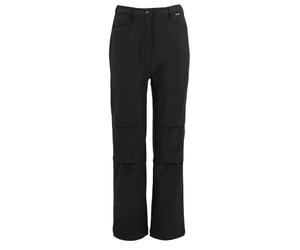 Regatta - Kids Unisex Softshell Trousers - Pantalon de trekking - 5-6 Years - black