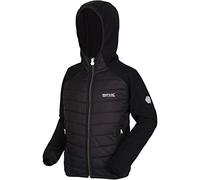 Regatta Kielder Hybrid IV Veste Softshell Hybride Junior Légère, Isolante et Facilement Compressible Baffled/Quilted Jackets Enfant Black/Black FR: XL (Taille Fabricant: 9-10)