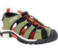Regatta Kinder Westshore Sandale RG4100 (36 EU) (Nephrit Grün/Orange)