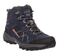 Regatta Lady Clydebank, Chaussures de Randonnée Hautes Femme, Bleu (Navy/ashrose), 38 EU