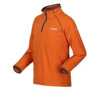 Regatta Loco Half Zip Polaire Enfant, Orange Pepper, 7-8 Ans Garçon