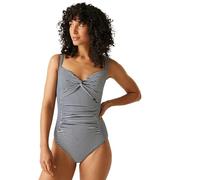 Regatta - Maillot de Bain 1 pièce - Femme (48 FR) (Bleu Marine/Blanc)