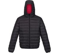 Regatta - "Marizion" veste matelassée avec capuche pour hommes RG9069 (XXL) (Cendre/Rouge vif)