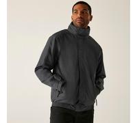 Regatta Blouson Aviateur Homme Imperméable Doublé Polaire avec capuche dissimulée DOVER Jackets Waterproof Insulated Homme Seal Grey/Black FR: XS (Taille Fabricant: XS)