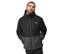 Regatta Mens Highton Stretch III Waterproof Jacket Veste Imperméable, Black, S Homme