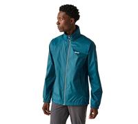 Regatta Mens Lyle IV Waterproof Breathable Packable Jacket Coat, Veste Imperméable Homme, Moroccan Blue(Citron Lime),