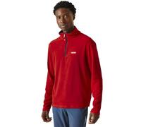 Regatta Mens Thompson Half Zip Fleece Pullover Jacket Polaire Demi-zippée pour Hommes, Danger Red/Navy, XL