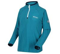Regatta Micropolaire Junior Loco avec Ouverture 1/2 Zip Fleece Enfant Olympic Teal FR: S (Taille Fabricant: 3-4)