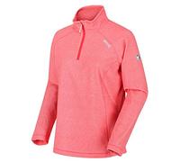 Regatta Micropolaire Montes légère et Confortable avec Ouverture 1/2 Zip au col Fleece Femme Red Sky FR: M (Taille Fabricant: 14)