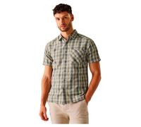 Regatta Mindano IX Chemise fonctionnelle à manches courtes pour homme, - 1fd Golden Sand / Treetop Check, M