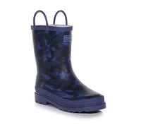Regatta Minnow Bottes en Caoutchouc, Bottine Mixte Enfant, Denim foncé Camouflage, 40 2/3 EU