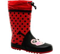 Regatta Mudplay JNR Botte de Pluie, Coccinelle Rouge, 27 EU