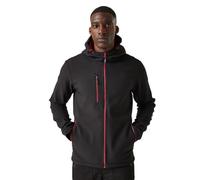 Regatta Navigate Veste Softshell Professionnelle pour Homme, Noir/Rouge