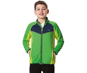 Regatta Oberon Soft Shell Enfant FairwyGn/NVY FR : XS (Taille Fabricant : 5-6)