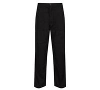 Regatta Pantalon Homme déperlant avec poches Multiples Lined Action - Court Trousers Homme Black FR: 2XL (Taille Fabricant: 38")