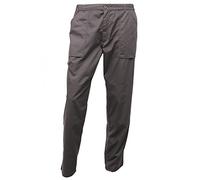 Regatta Pantalon Homme déperlant avec poches Multiples New Action - Court Trousers Homme Dark Grey FR: 4XL (Taille Fabricant: 42")