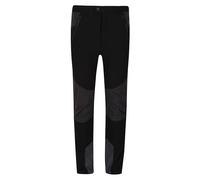 Regatta Pantalon Technique Junior Tech Mountain déperlant et Extensible Trousers Enfant Black/Ash FR: L (Taille Fabricant: 7-8)