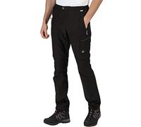 Regatta Pantalon Technique Stretch avec Jambes Dézipables Highton - Court Trousers Homme Black FR: 2XL (Taille Fabricant: 38")