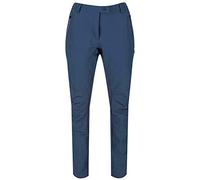Regatta Pantalon technique Stretch Highton déperlant avec Protection UV40 et Multiples poches - Court Trousers Femme Dark Denim FR: S (Taille Fabricant: 12)