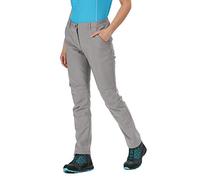 Regatta Pantalon Technique Stretch Highton Déperlant avec Protection Uv40 et Multiples Poches-Court Trousers Femme
