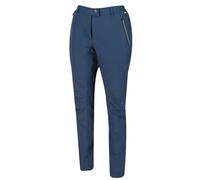 Regatta Pantalon technique Stretch Highton déperlant avec Protection UV40 et Multiples poches - Court Trousers Femme Dark Denim FR: M (Taille Fabricant: 14)