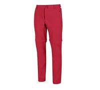 Regatta Pantalon Technique Stretch Highton déperlant avec Protection UV40 et Multiples Poches - Régulier Trousers Femme Dark Cerise FR: 2XL (Taille Fabricant: 20)