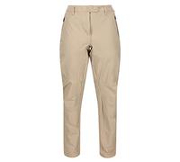 Regatta Pantalon Technique Stretch Highton déperlant avec Protection UV40 et Multiples Poches - Régulier Trousers Femme Moccasin FR: L (Taille Fabricant: 16)