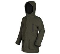 Regatta Parka Junior à Capuche Kelby imperméable, Respirante et Isolante Thermo-Guard Parka imperméable Enfant Dark Khaki FR : 2XL (Taille Fabricant : 164)