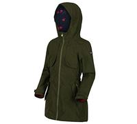 Regatta Parka Junior Fille TARANA Jackets Waterproof Shell Enfant Cypress Green FR : 5XL (Taille Fabricant : 15-16)