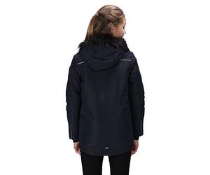 Regatta Parka Junior PROKTOR imperméable, Respirante et Isolante Thermo-Guard avec Capuche bordée de Fausse Fourrure Parka imperméable Enfant Navy FR : M (Taille Fabricant : 140)