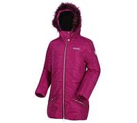 Regatta Parka Lifestyle Junior BLUEBELLE déperlante et Isolante Thermo-Guard avec Capuche bordée de Fausse Fourrure Veste Enfant Beetroot FR : XXS (Taille Fabricant : 104)