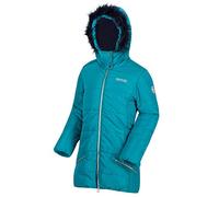 Regatta Parka Lifestyle Junior BLUEBELLE déperlante et Isolante Thermo-Guard avec Capuche bordée de Fausse Fourrure Veste Enfant Deep Lake FR : M (Taille Fabricant : 140)