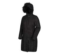 Regatta Parka Lifestyle matelassée FERMINA II déperlante et Isolante avec Capuche Veste Femme Black/Black FR : XS (Taille Fabricant : 38)