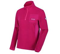 Regatta Polaire Alvéolée Highton légère et Confortable avec Panneaux latéraux Extol Stretch et Ouverture 1/2 Zip au col Fleece Femme Dark Cerise/Dark Cerise FR: XS (Taille Fabricant: 10)