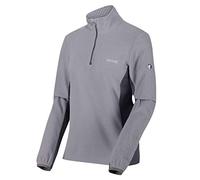 Regatta Polaire Alvéolée Highton légère et Confortable avec Panneaux latéraux Extol Stretch et Ouverture 1/2 Zip au col Fleece Femme Dapple/Onyx Grey FR: XXS (Taille Fabricant: 8)