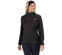 Regatta Polaire chinée Effet Tricot Laney VI avec Panneaux Extol Stretch Polaire Femme Black/Black FR : 2XL (Taille Fabricant : 48)