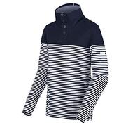Regatta Polaire Légère RAYÉE Camiola avec col boutonnée Fleece Femme Navy RNUM FR: M (Taille Fabricant: 14)