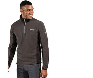 Regatta Polaire Technique Boswell avec Panneaux Stretch latéraux Extol et 1/2 Ouverture zippée Fleece Homme Magnet/Black FR: S (Taille Fabricant: S)