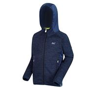 Regatta Polaire Technique Junior à Capuche Dissolver II avec matière Extensible Extol Stretch et Ouverture zippée Polaire Enfant Prussian/Prussian FR : XS (Taille Fabricant : 116)